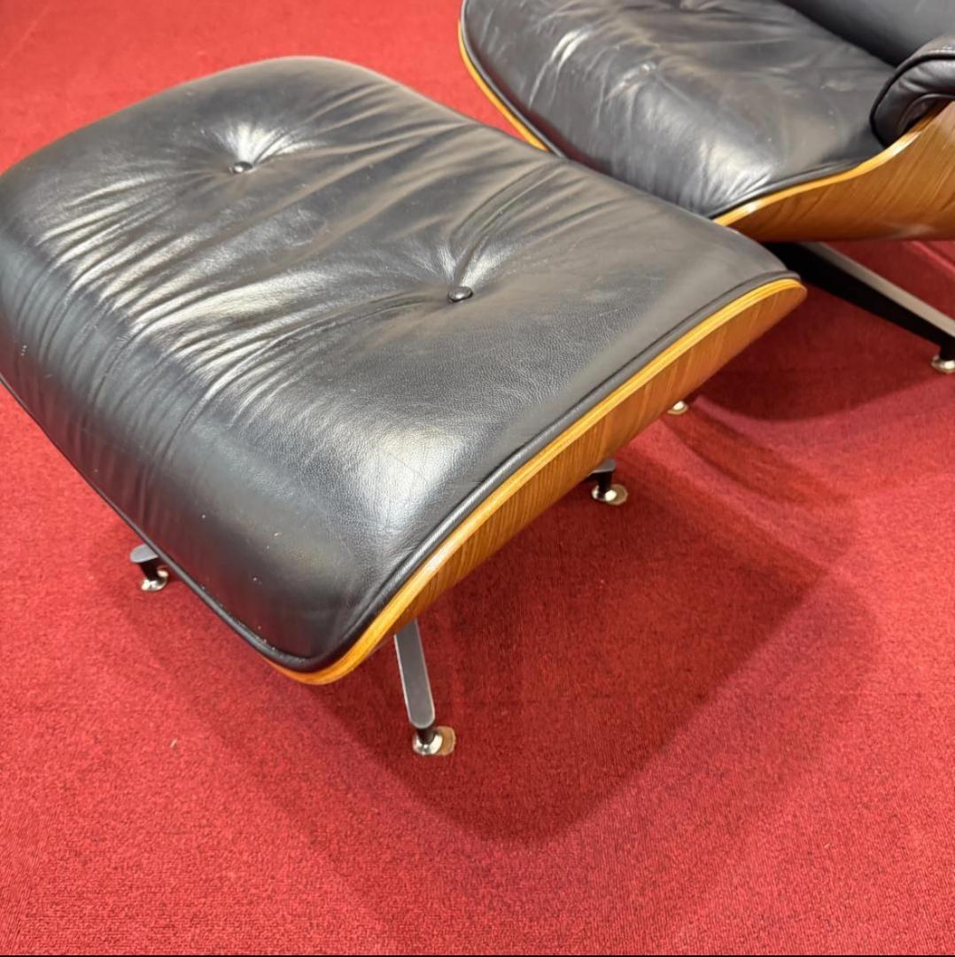 東京23区送料無料　美品ラウンジチェアー＆オットマン　ハーマンミラーシール無し