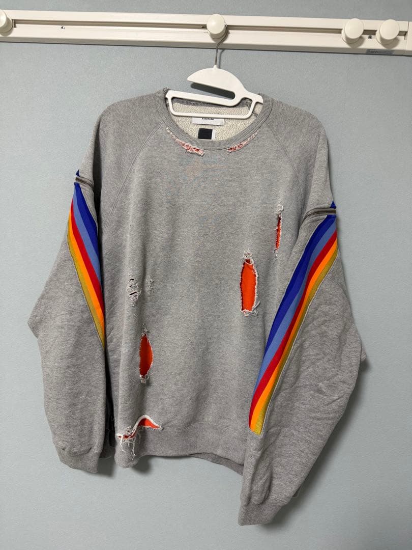 希少 FACETASM ZIPPER RIB SWEAT size5