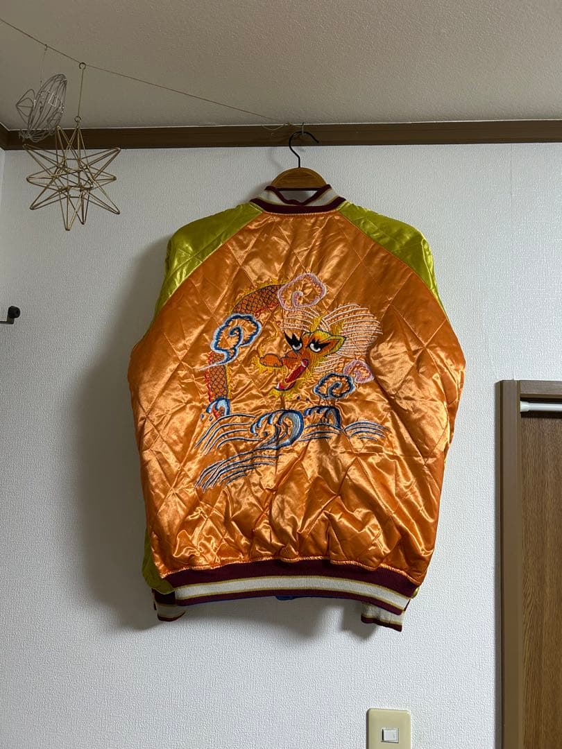 最終値下げ‼︎ 早い者勝ち80’s vintage スカジャン　YKK旧ジッパー
