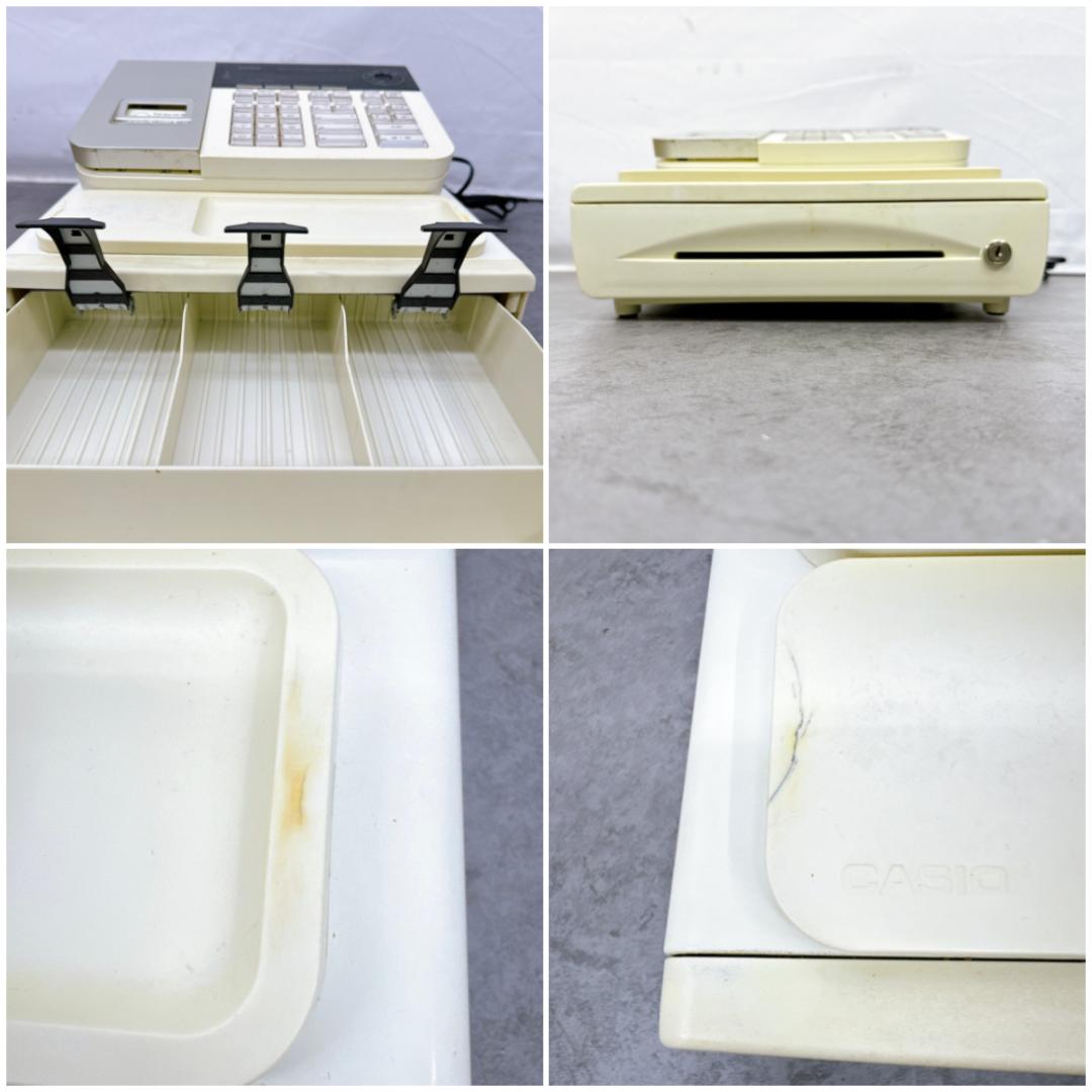 【訳あり・現状販売】CASIO カシオ SE-S20-WE 電子レジスター