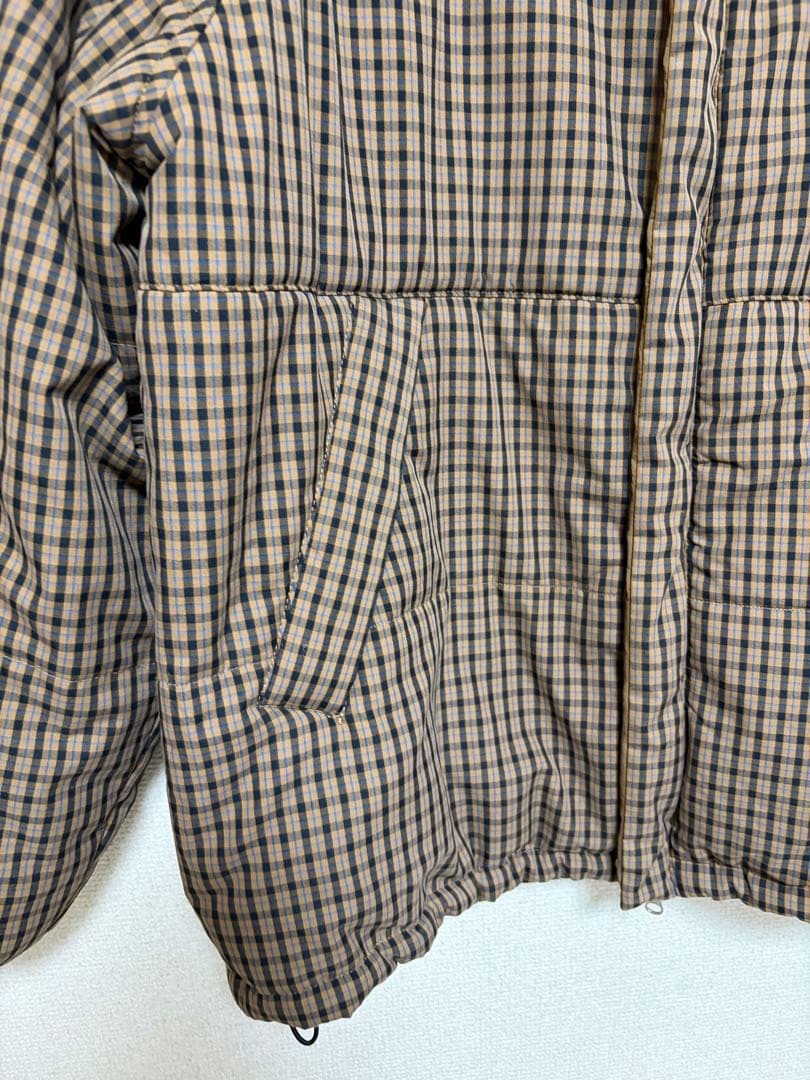 【♡♡♡さん専用】kastane チェック中綿リバーシブルアウター ブラウン　M