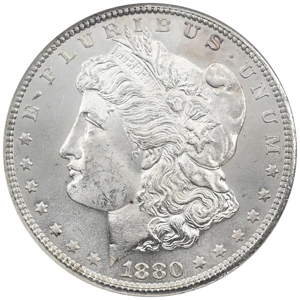 アメリカ 1880 S ドル 銀貨 NGC MS64 モルガンダラー 036