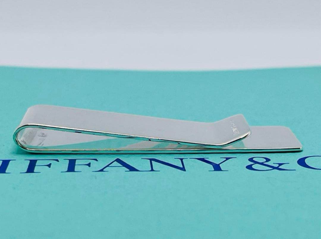 c565 ティファニー　エンジンターン　マネークリップ　シルバー　925