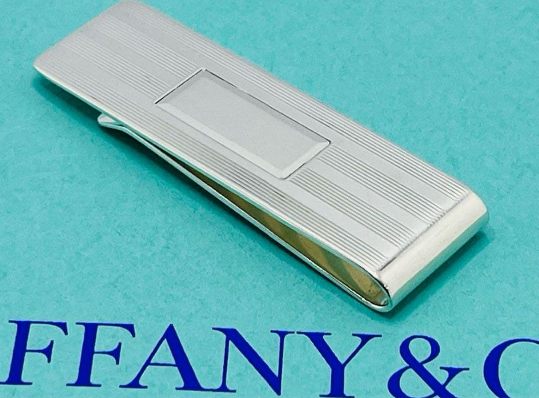 c565 ティファニー　エンジンターン　マネークリップ　シルバー　925