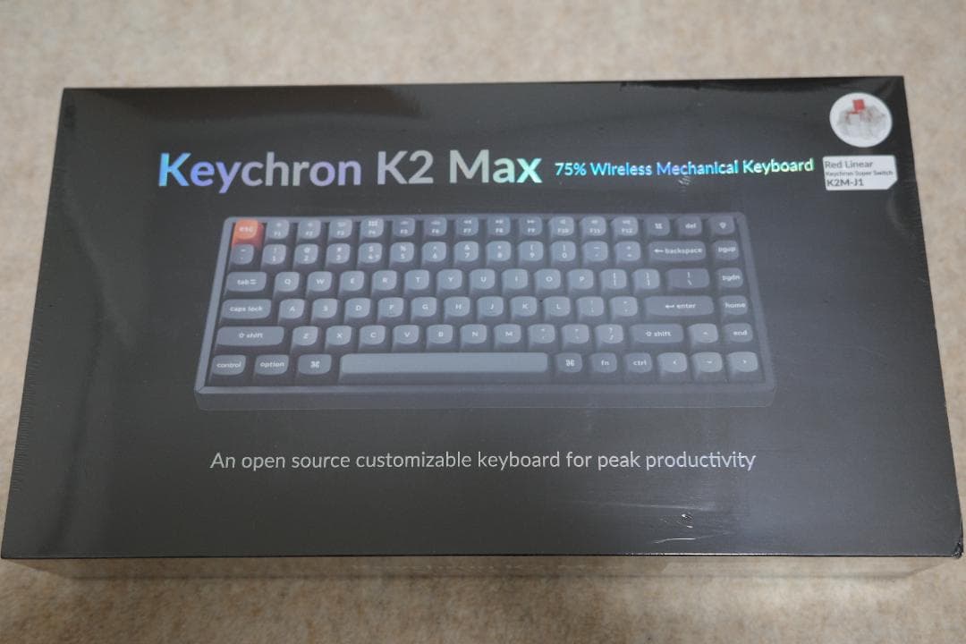 Keychron K2 Max 英語US配列 赤軸 RGB 未開封新品
