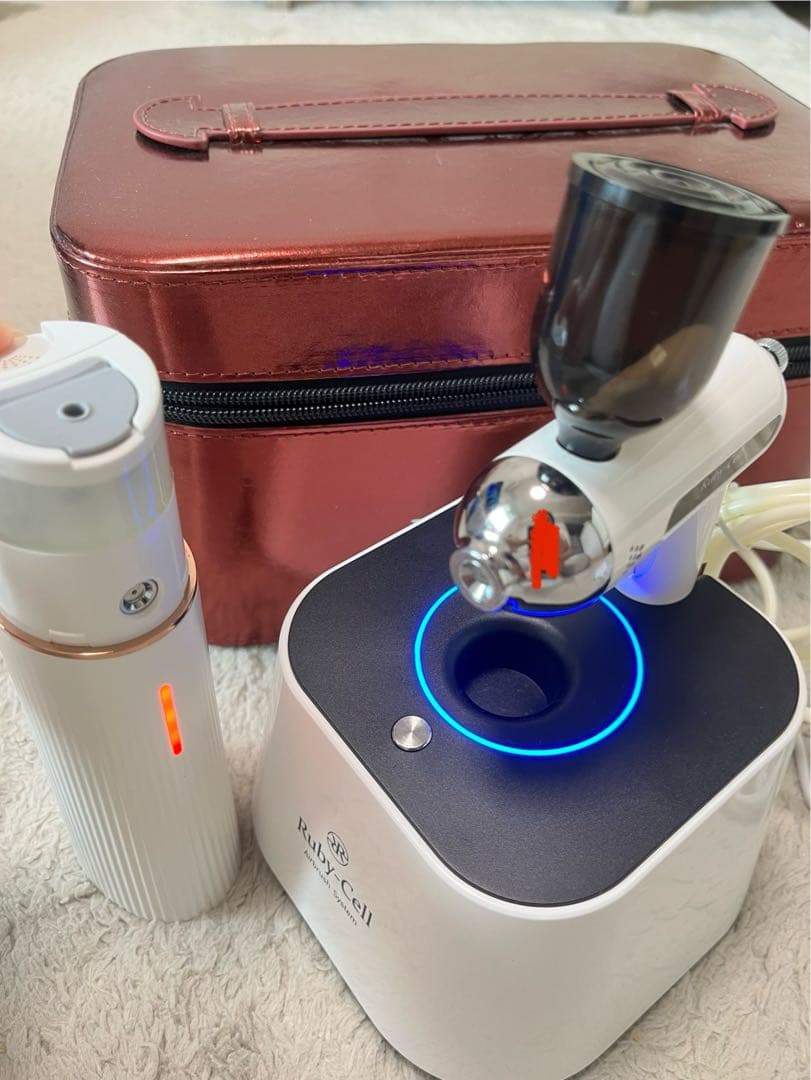 アフロゾーン ルビーセル 幹細胞エアブラシ 美容機器セット　moo