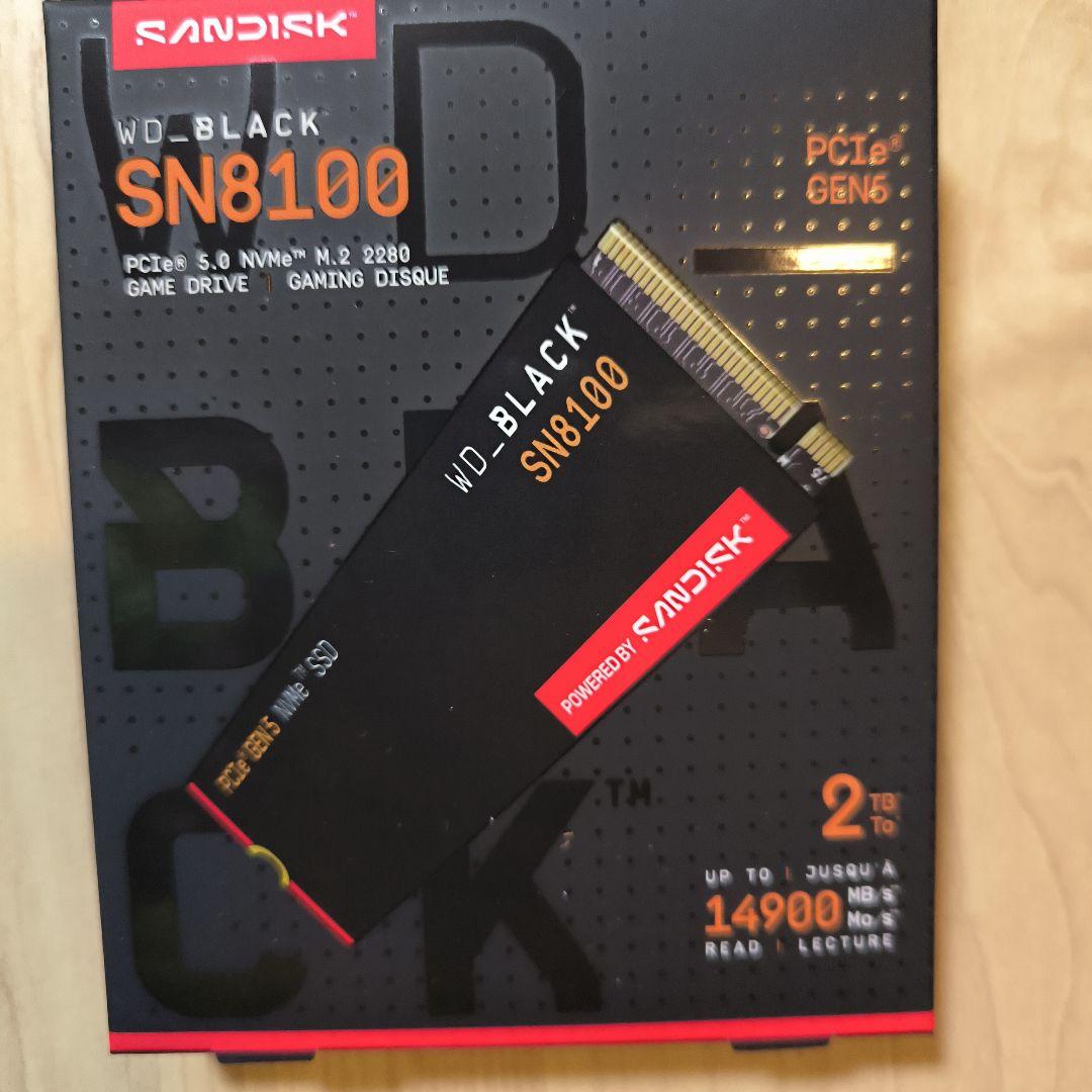 SANDISK WD　BLACK SN8100 2TB SSD