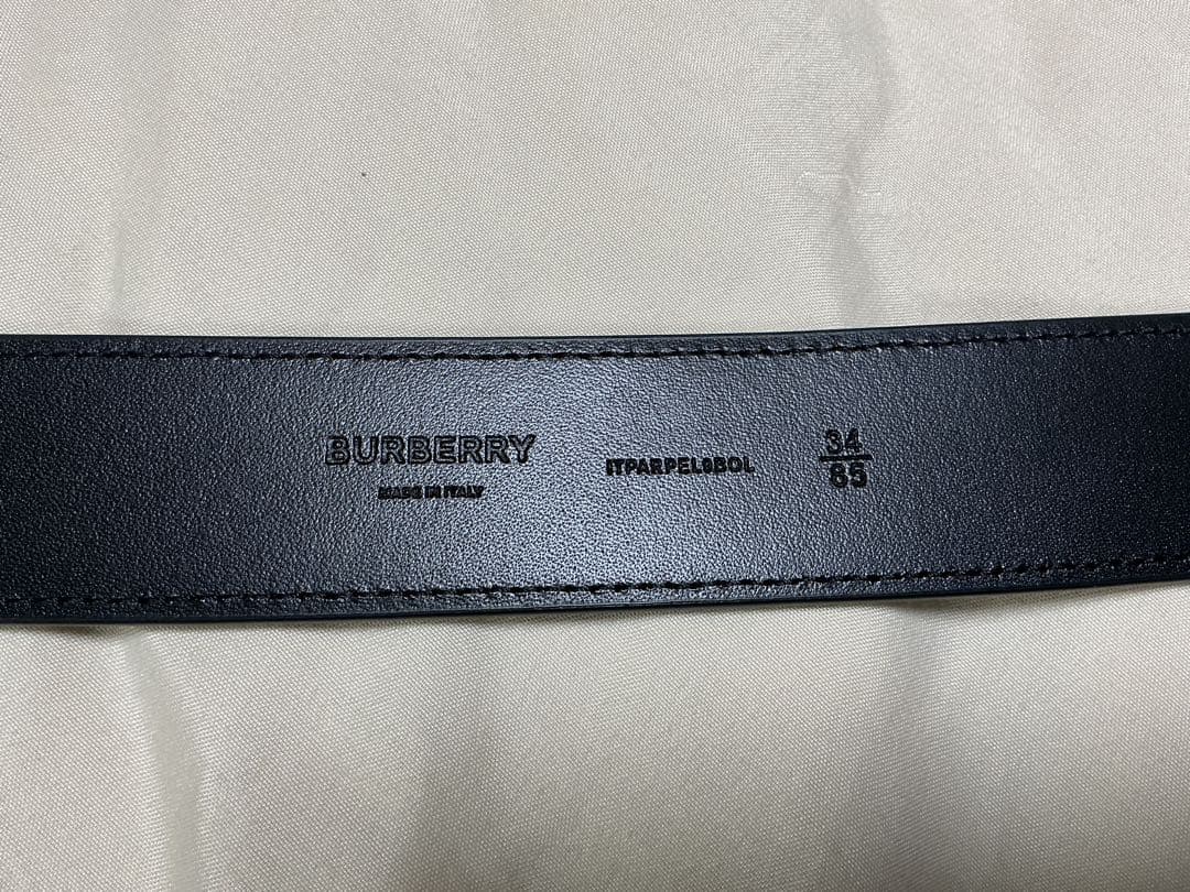 バーバリー CHECK PIN BELT 8065984【サイズ85】イタリア製