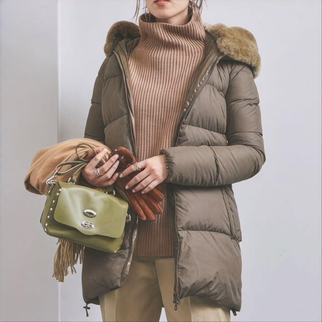 極美品 デュベティカ アローズ別注 ダウン コート ラビットファー ARWEN