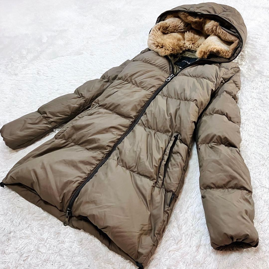 極美品 デュベティカ アローズ別注 ダウン コート ラビットファー ARWEN