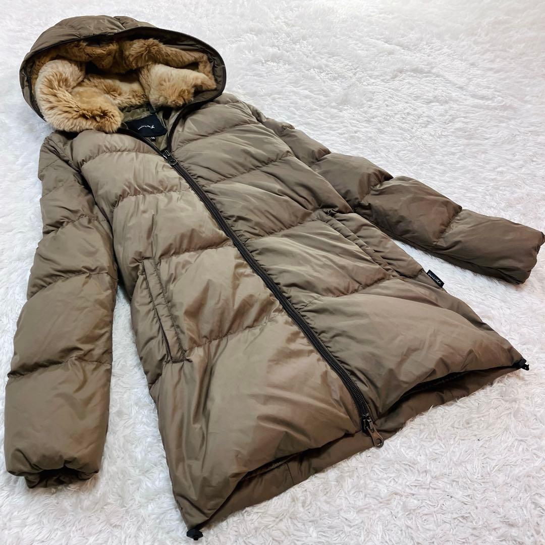 極美品 デュベティカ アローズ別注 ダウン コート ラビットファー ARWEN