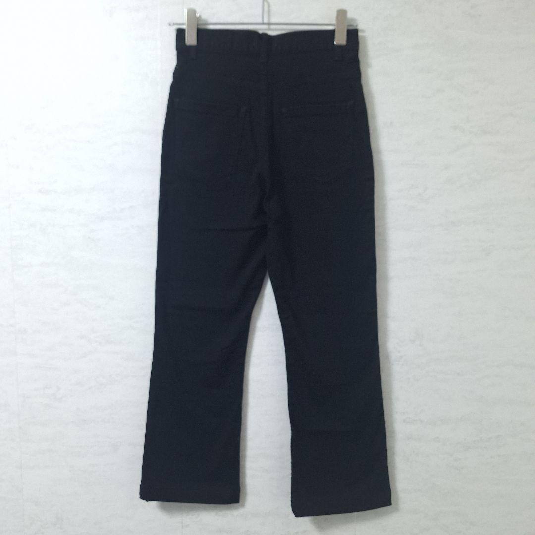 新品 エディットフォー ルル ハイウエスト ブラック ストレートデニム 美脚