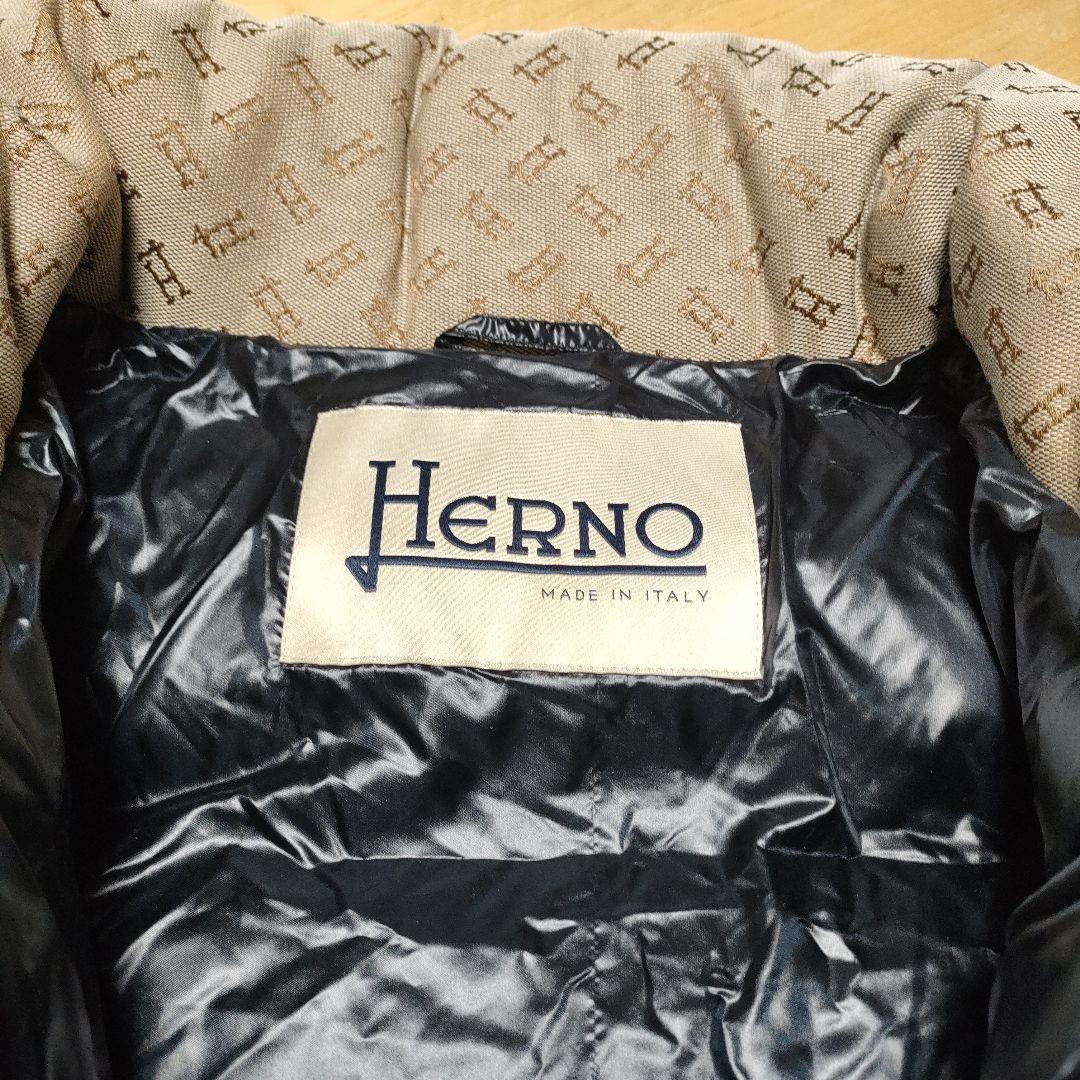 極美品✨HERNO ヘルノ Hモノグラム ダウンジャケット 44