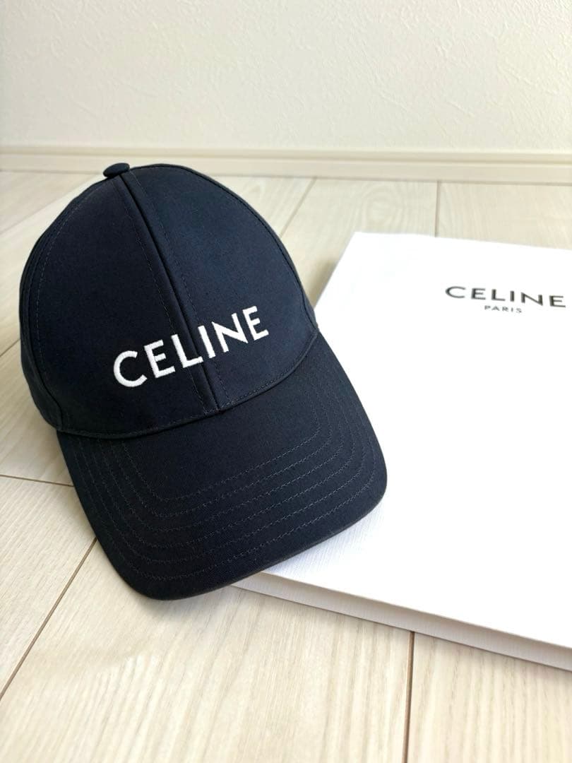 セリーヌ　キャップ　M 紺　ベースボール　男女 正規品