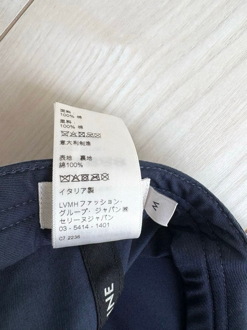 セリーヌ　キャップ　M 紺　ベースボール　男女 正規品