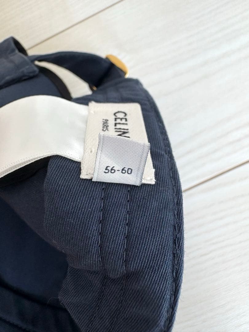 セリーヌ　キャップ　M 紺　ベースボール　男女 正規品