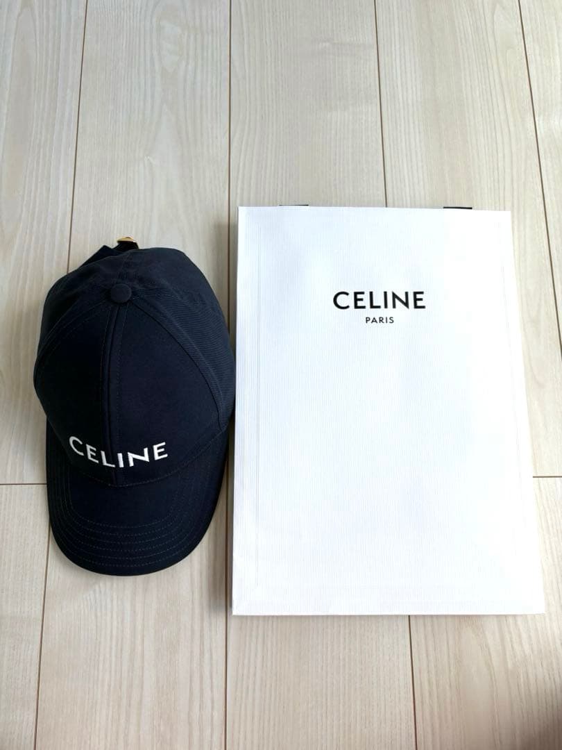 セリーヌ　キャップ　M 紺　ベースボール　男女 正規品