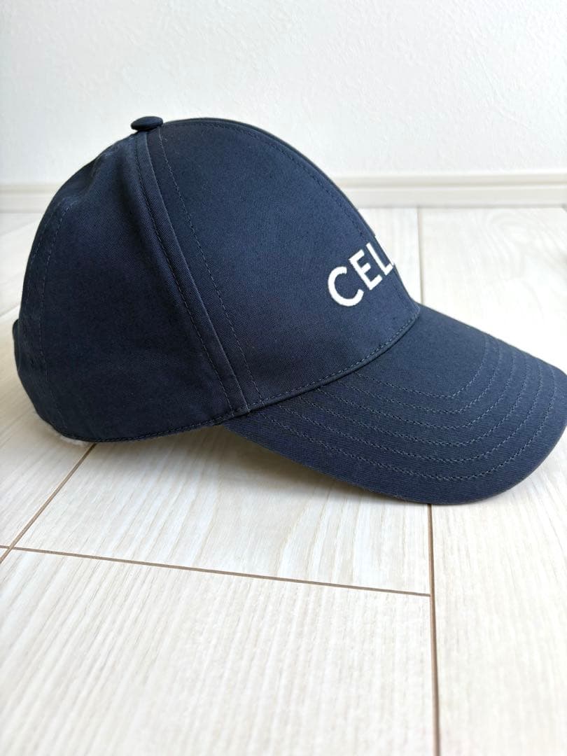 セリーヌ　キャップ　M 紺　ベースボール　男女 正規品