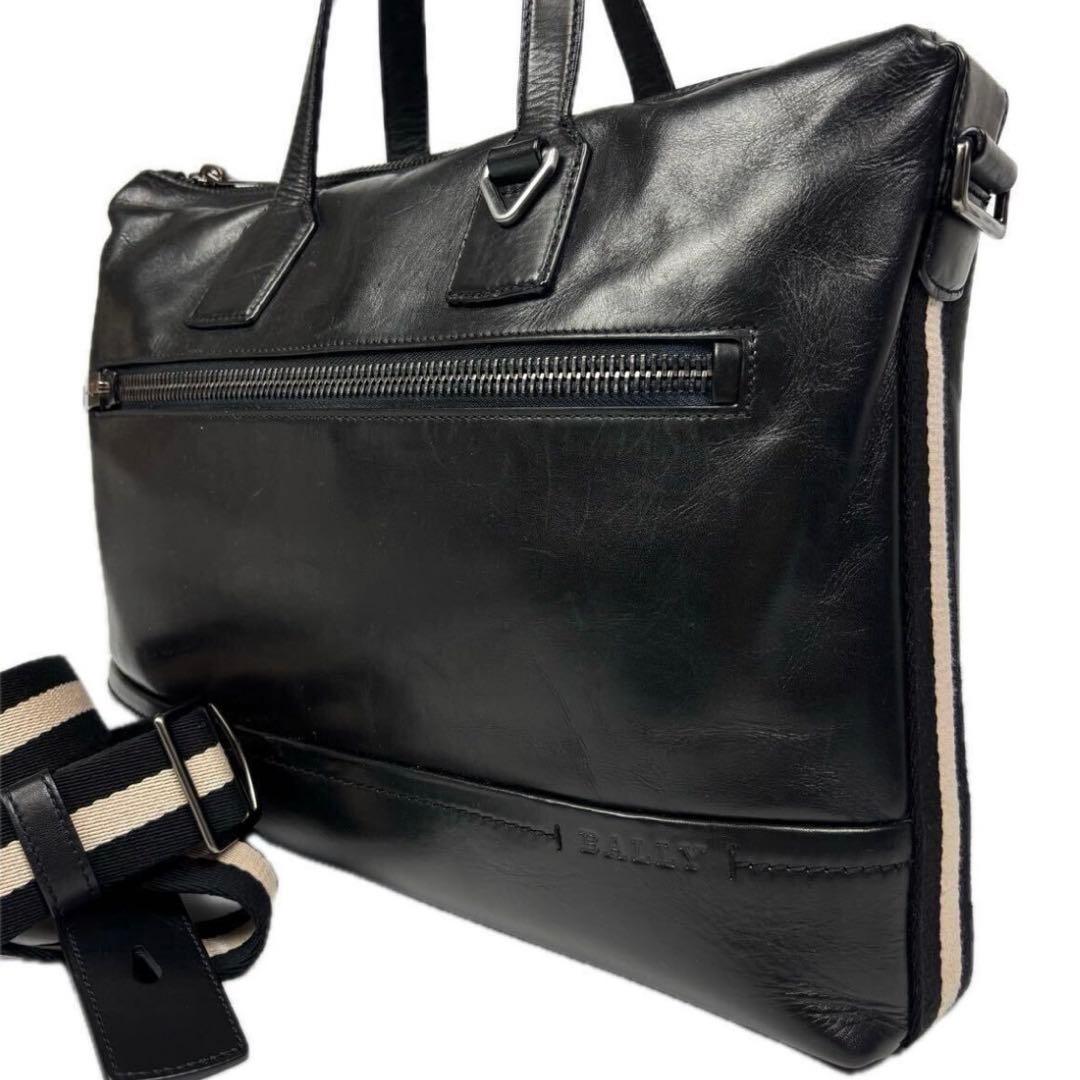 BALLY バリー ビジネスバッグ トレインスポッティング 2way 黒