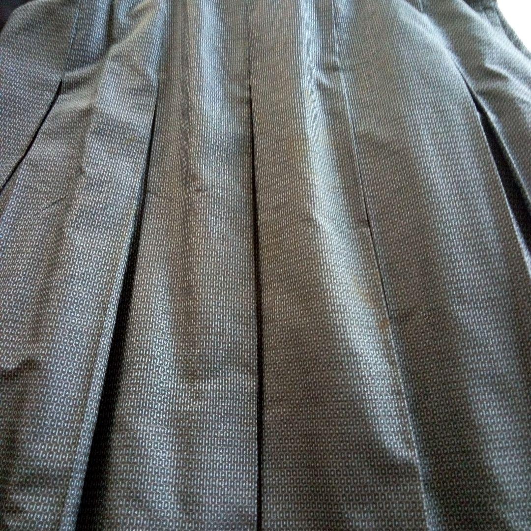 別注仕立て　大島紬ネイビー ジャケットとスカートのセット