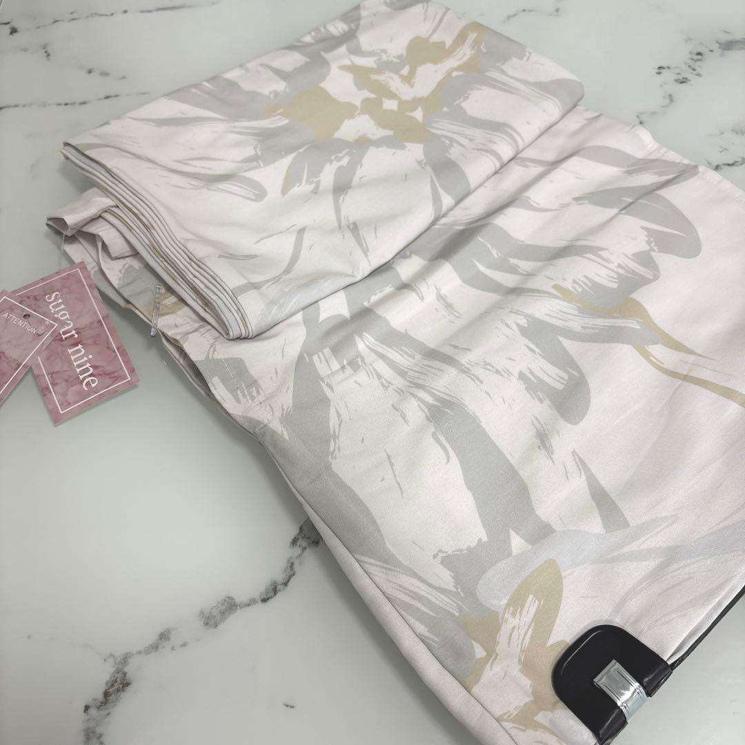 【タグ付き新品】Rちゃん ニュアンスフラワーベージュ浴衣 レディース