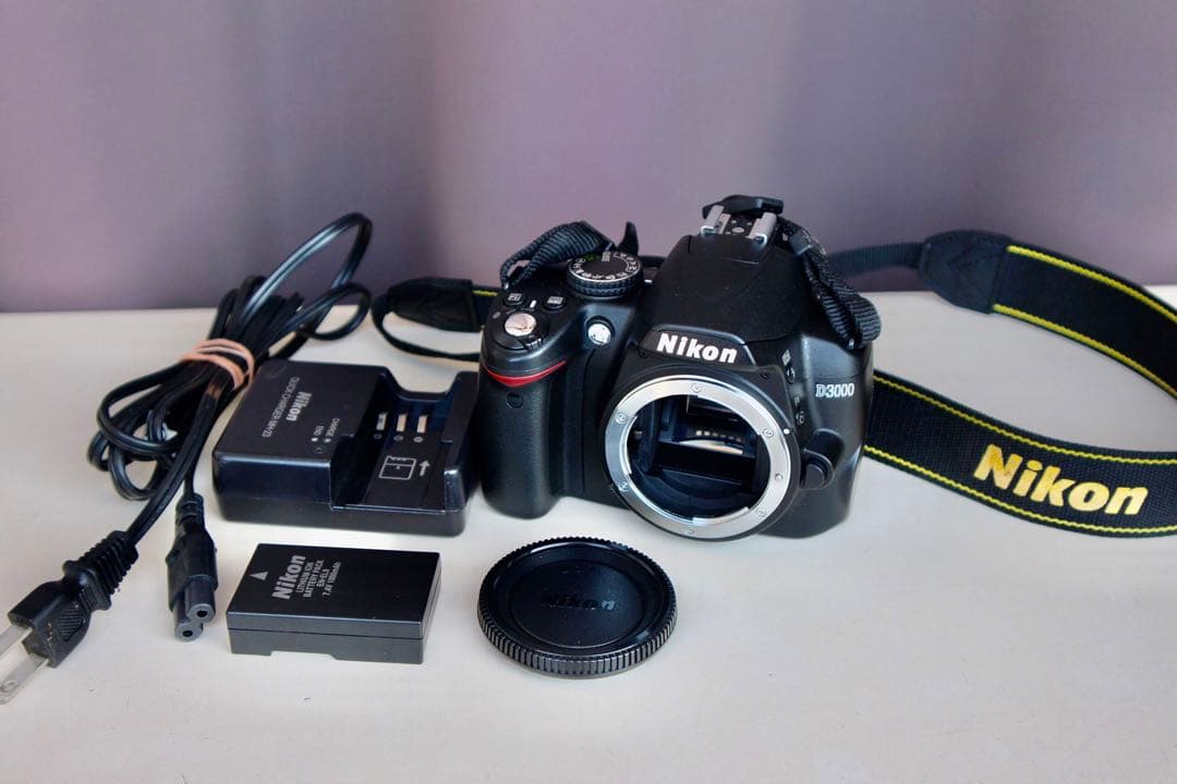 Nikon D3000 動作品　充電器付