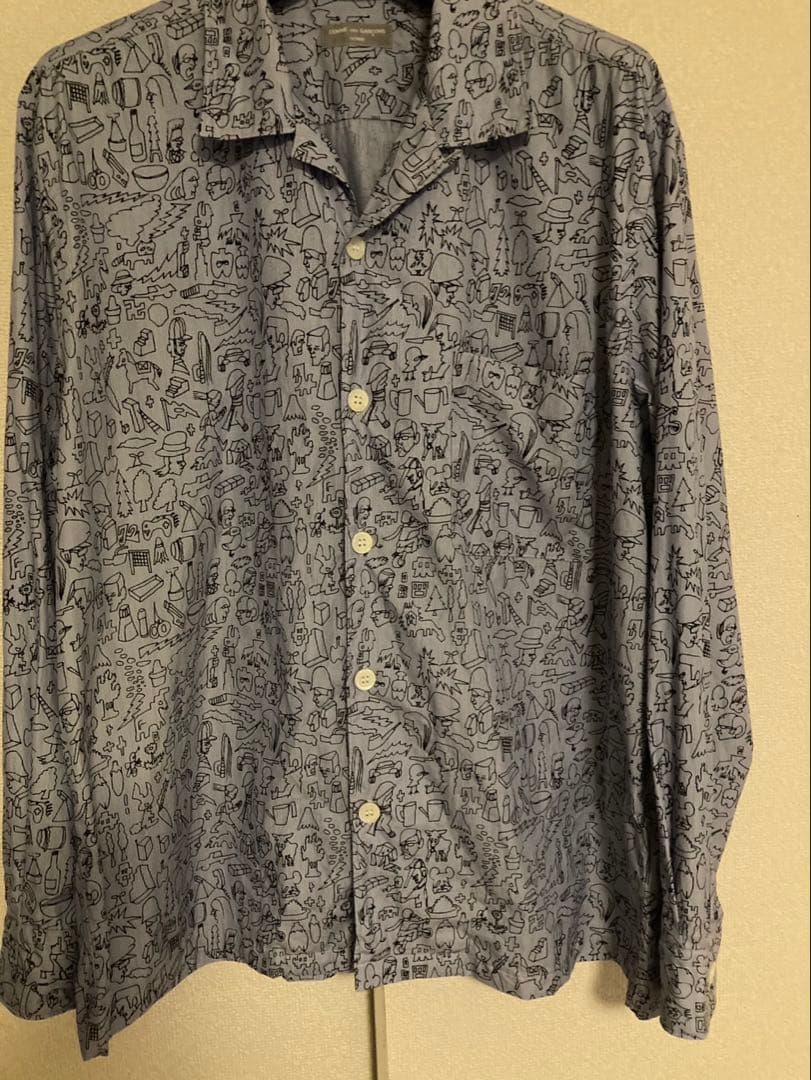 コムデギャルソンオム プリント　シャツ
