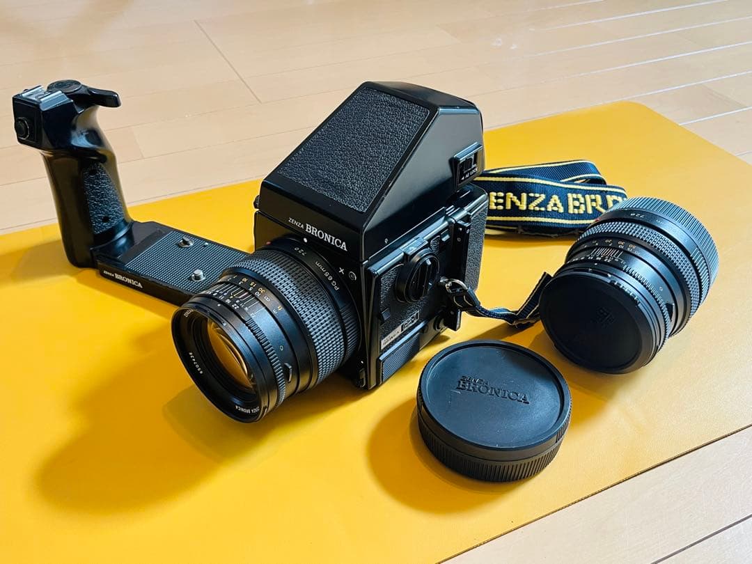 ブロニカ Bronica GS-1 65mmと150mmレンズ、グリップ付き
