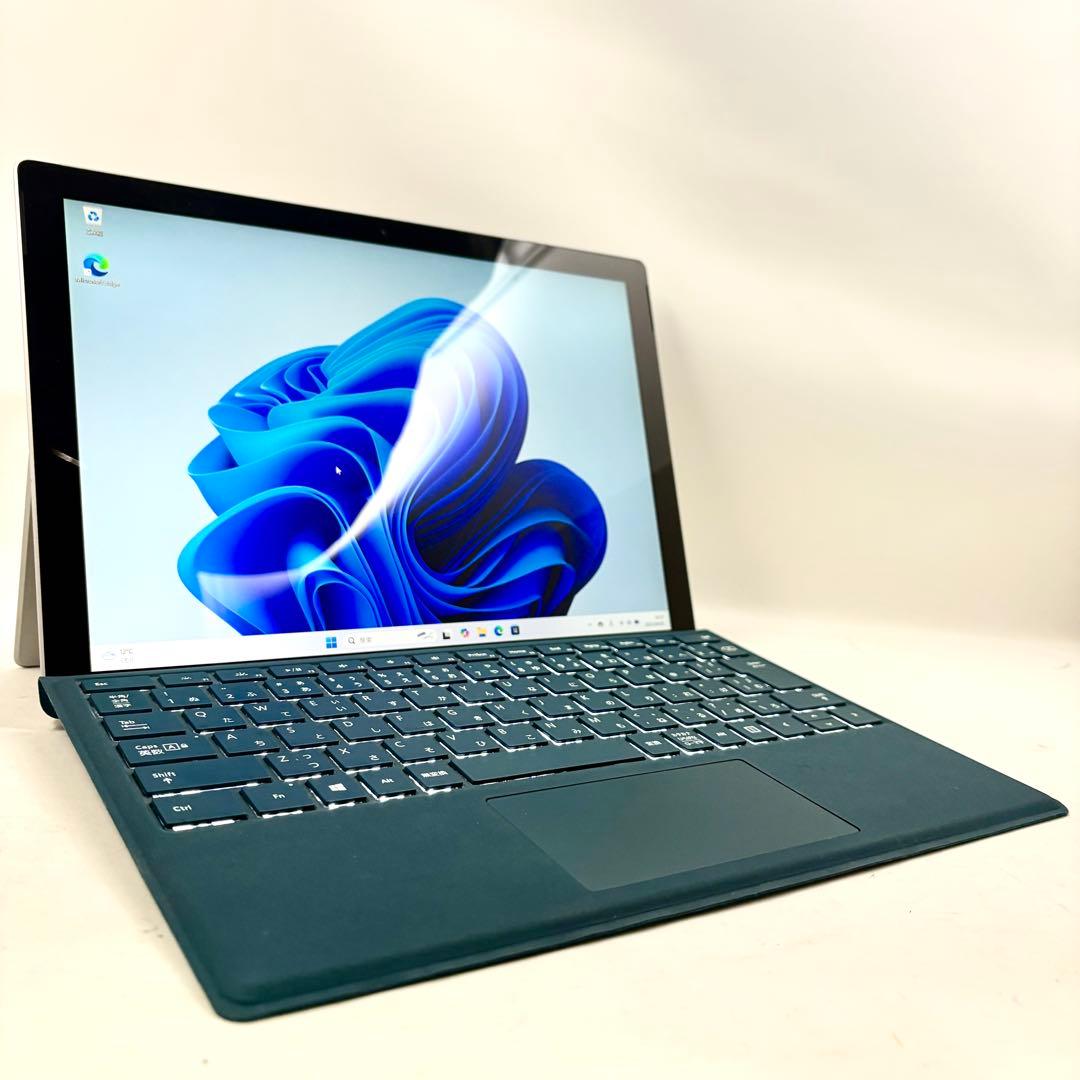 極上品！1台限定！Surface Pro7+ プラチナ キーボード付　オフィス
