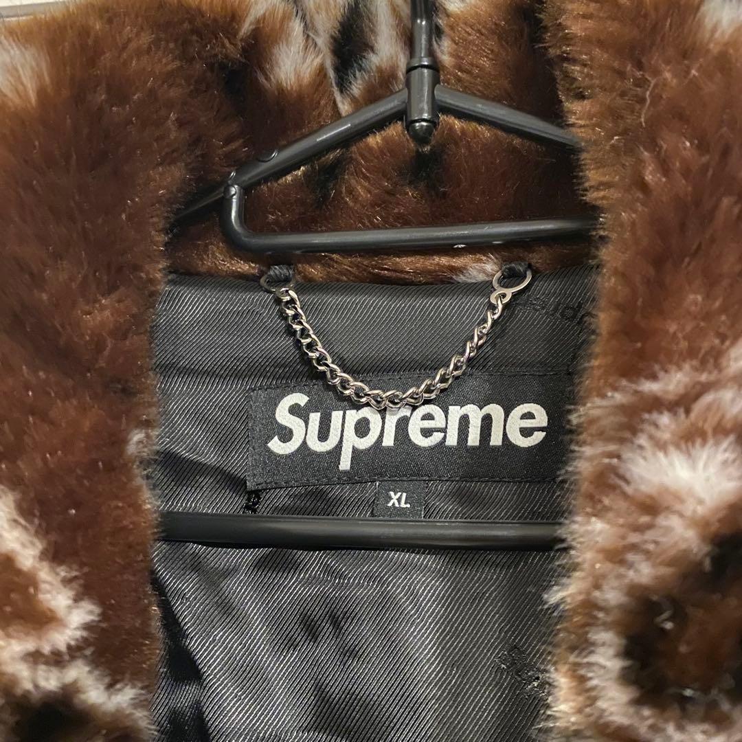 ジャケット・アウター supreme Bandana faux fur jacket XL