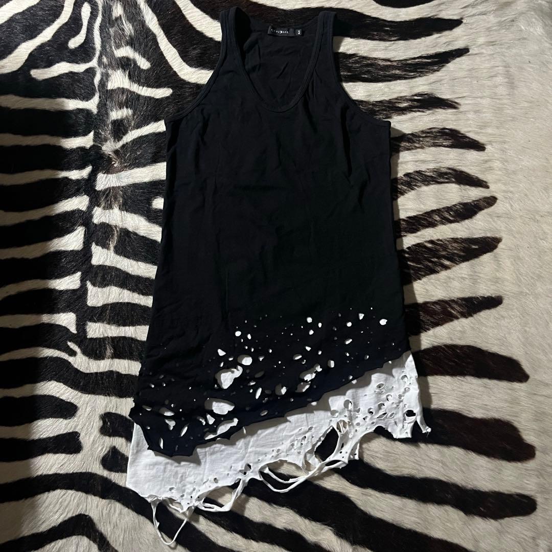 00s CIVARIZE クラッシュ レイヤード タンクトップ
