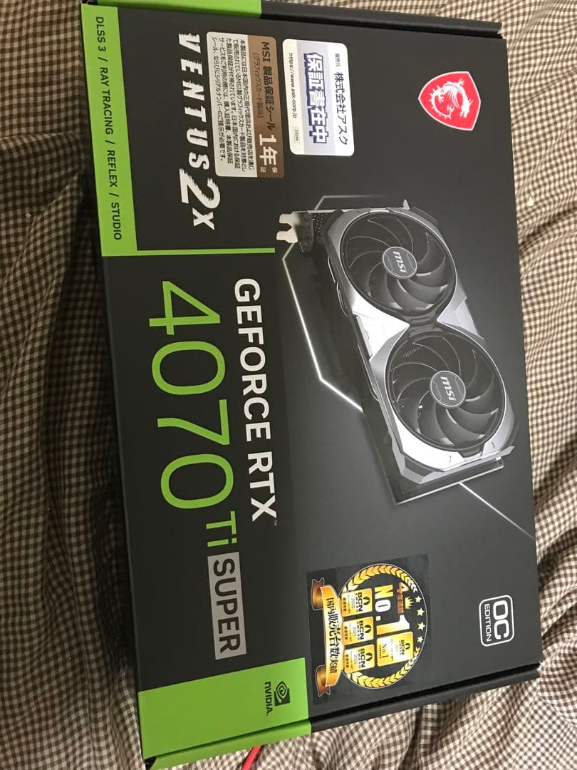 MSI GeForce RTX 4070 Ti SUPER OC版