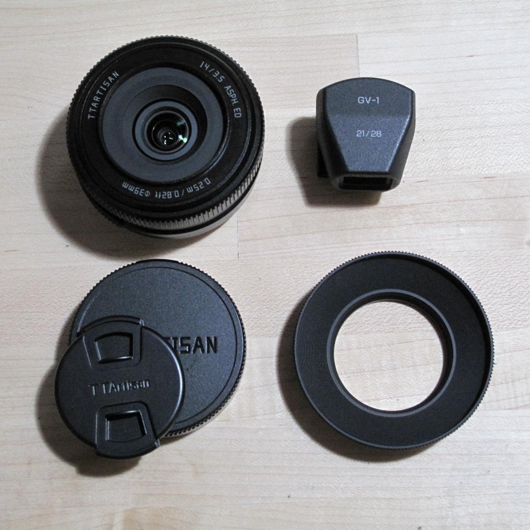 レンズ(単焦点) TTArtisan 14mm f3.5 ED asph.+ RICOH GV-1