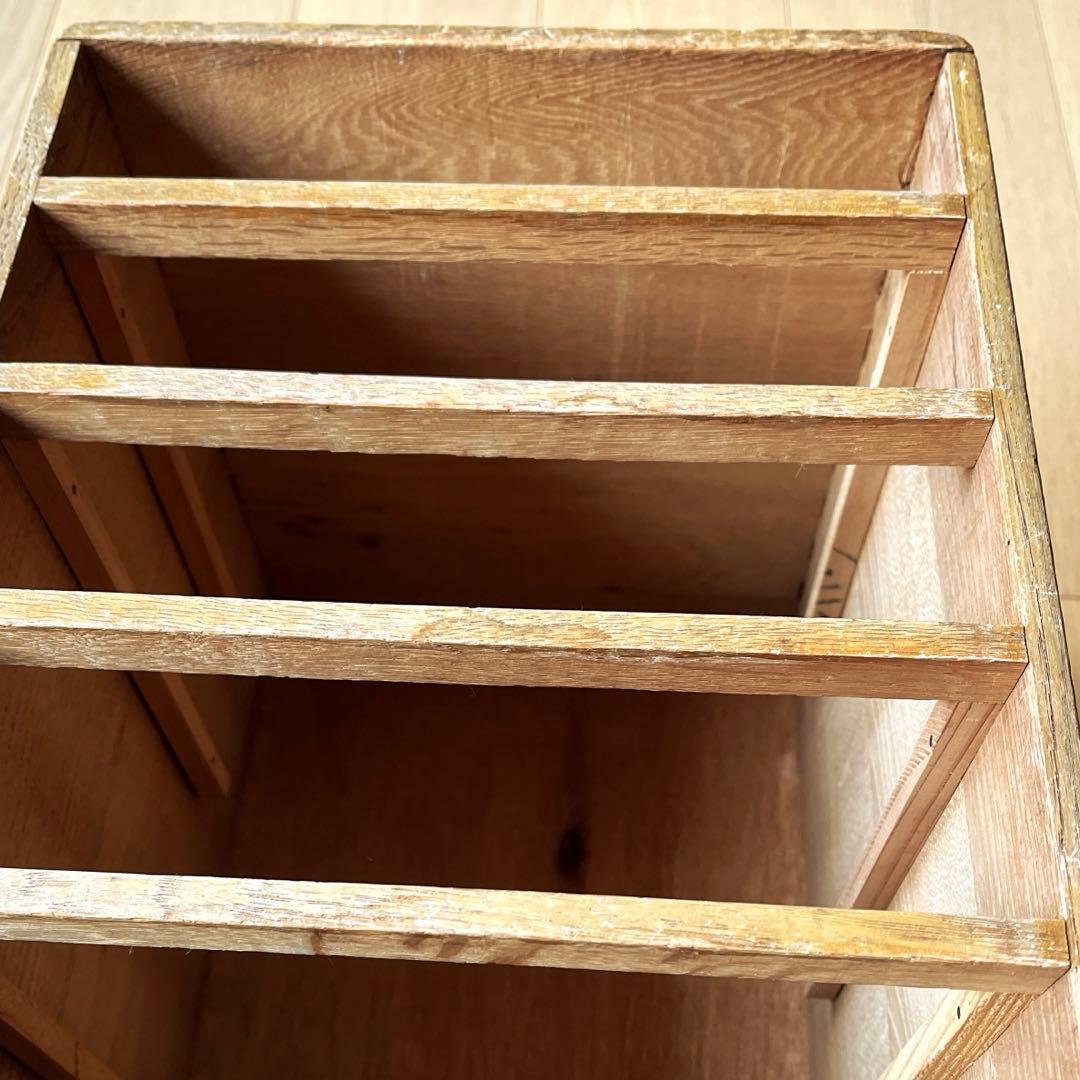 古道具　昭和レトロ　小引き出し　5杯　木製