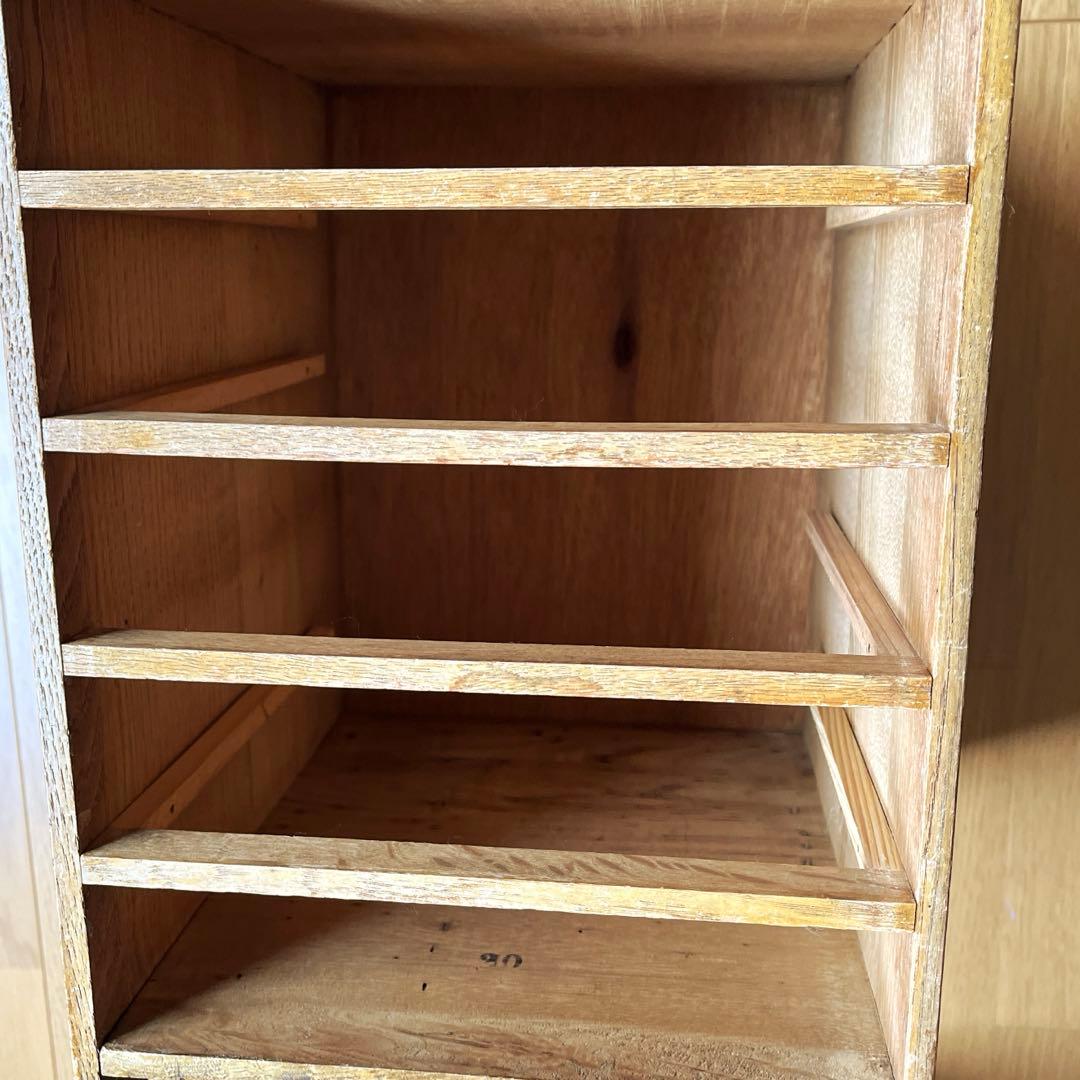 古道具　昭和レトロ　小引き出し　5杯　木製