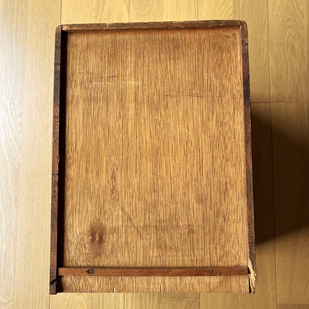 古道具　昭和レトロ　小引き出し　5杯　木製