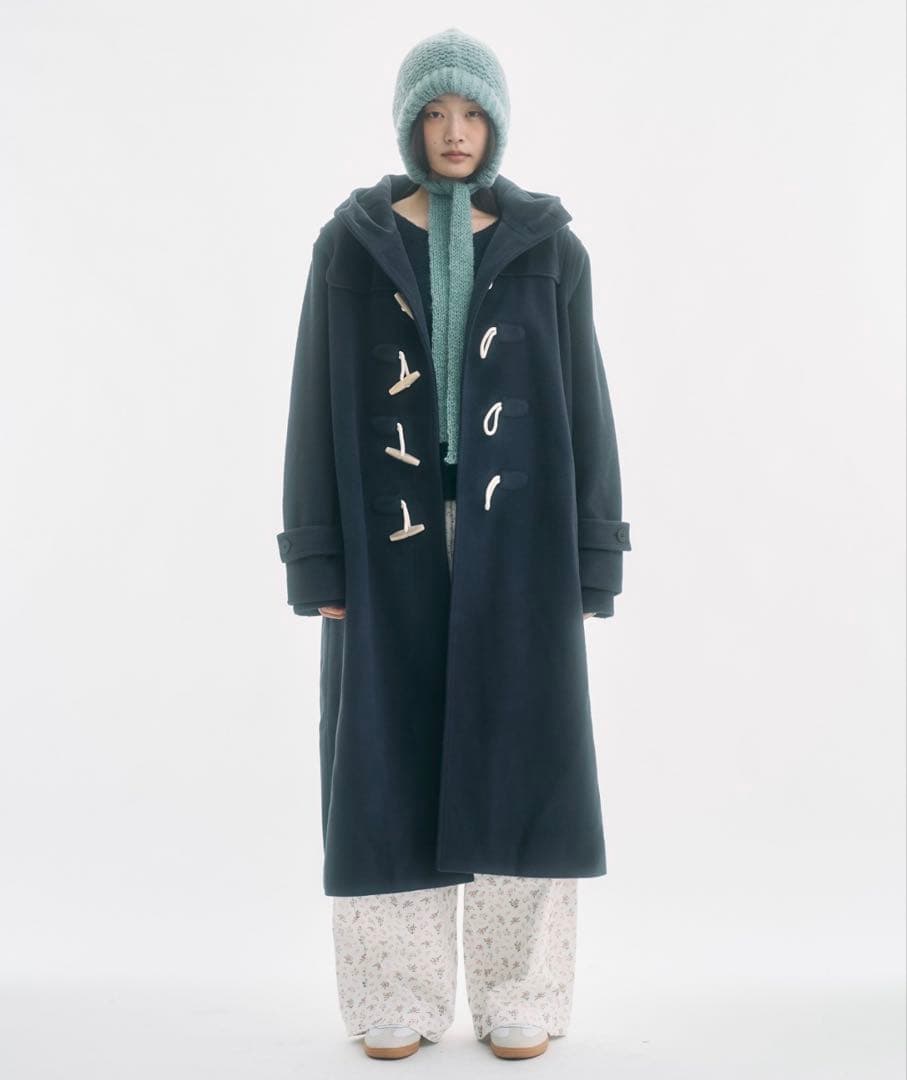 FEKETE ダッフルコートMサイズ　ネイビー