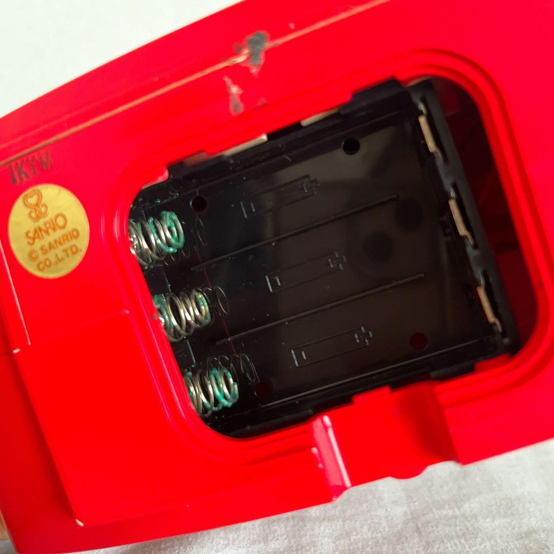 ハローキティ　木馬　目覚まし時計　Kitty