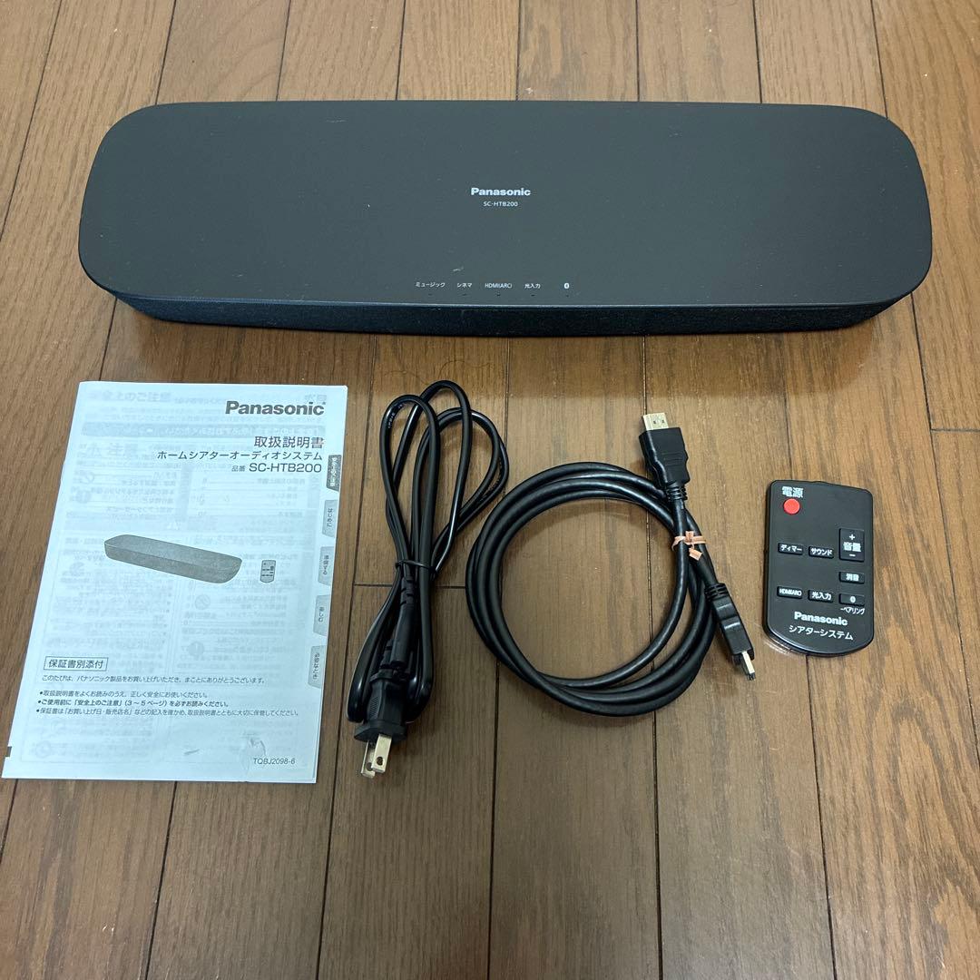 【美品】Panasonic サウンドバー SC-HTB200