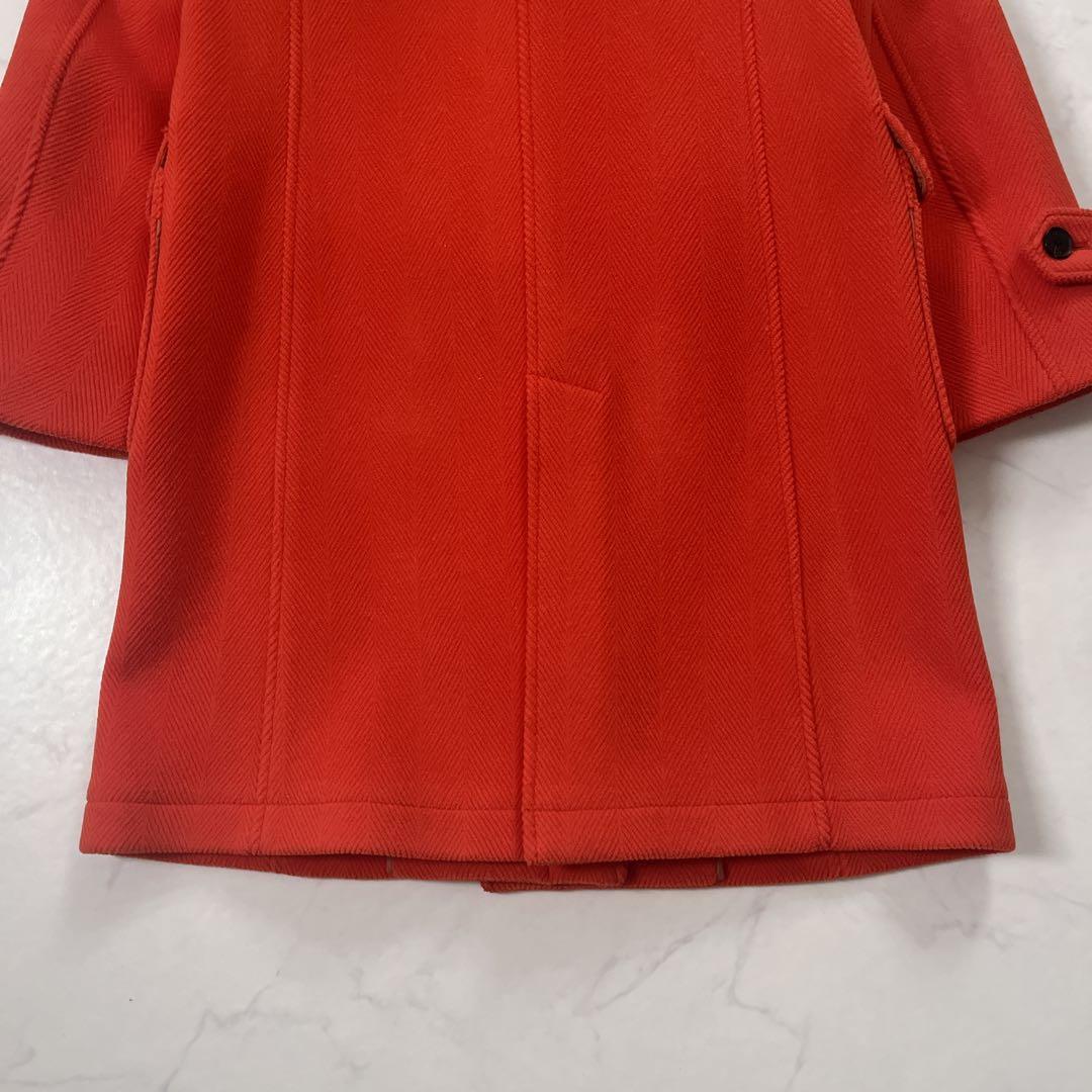 希少色　オレンジ　J.PRESS ダッフルコート　ヘリンボーン　9号　近年