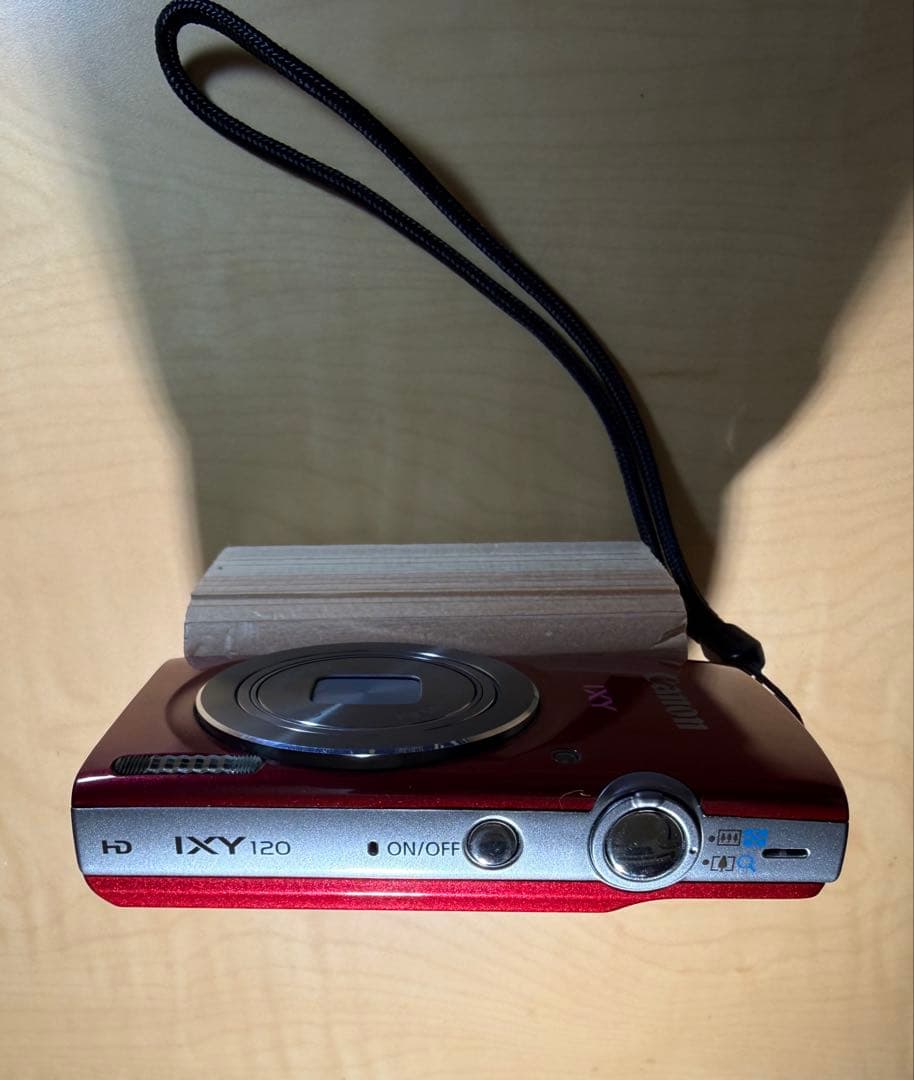 【2/22誕生日セール】新品同様・Canon IXY 120 レッド・CCD