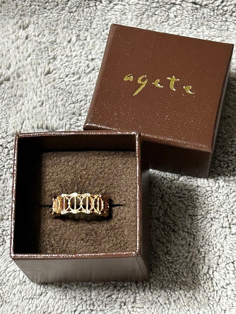 agete2008年クリスマス限定10Kダイヤリング