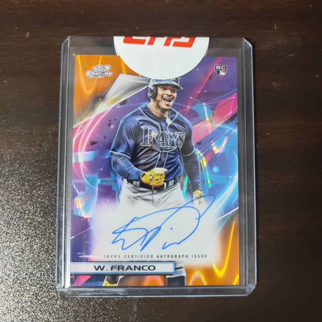 mlb topps ワンダーフランコ　ルーキーサインカード