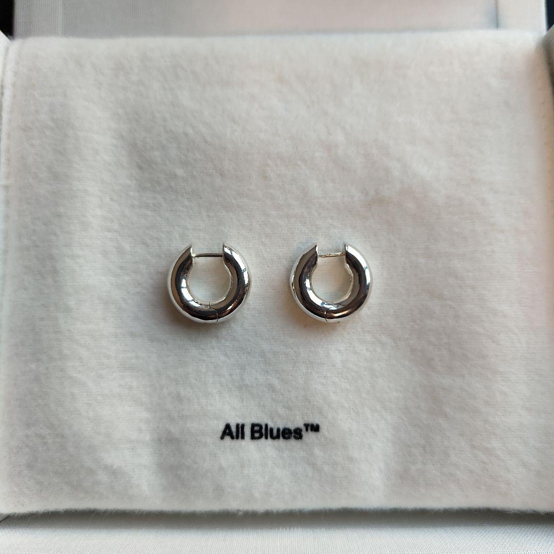 All Blues フープピアス　Almost earrings シルバー925