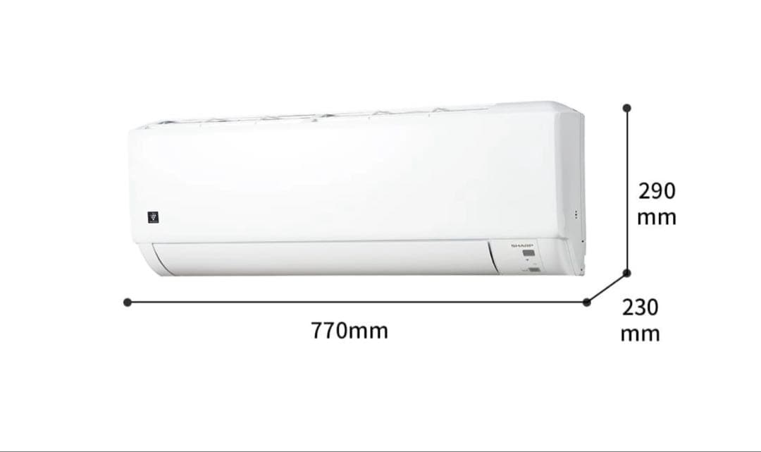 新品未使用　シャープ エアコン 6畳　AY-S22TD