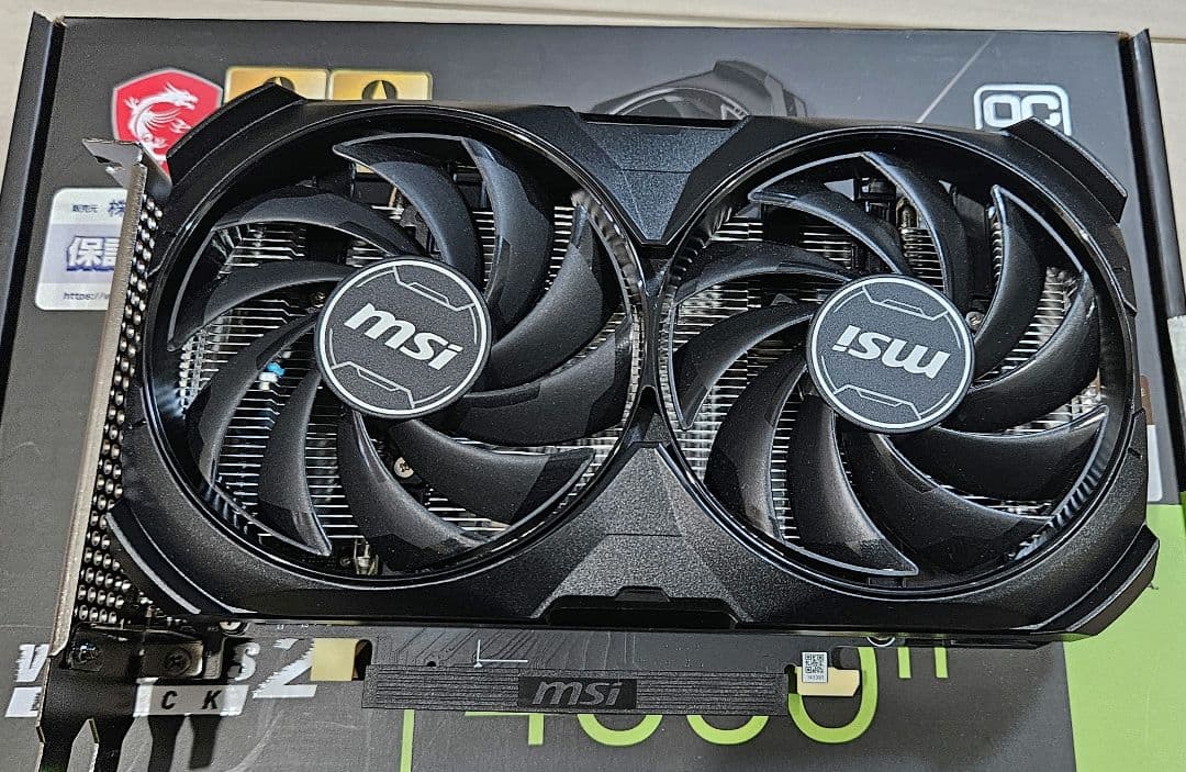 MSI RTX 4060 Ti VENTUS 2X グラフィックボード
