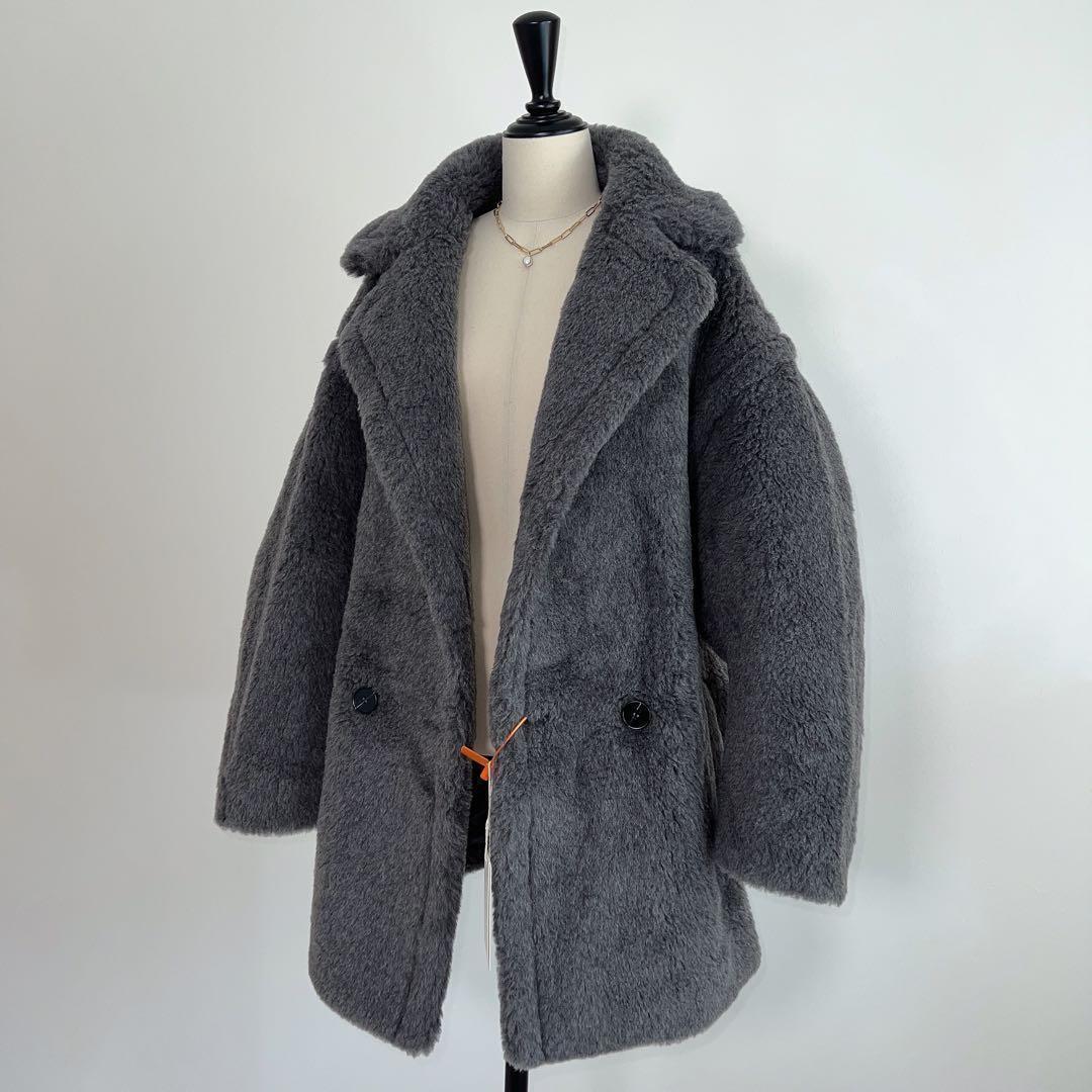 新型最新作❗️新品未使用 ベアショート丈 テディコート グレー