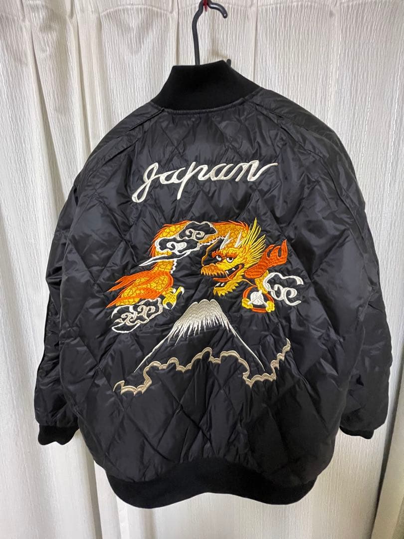 タイオン リバーシブル スカジャン ダウンジャケットTAION-JK04JS-N