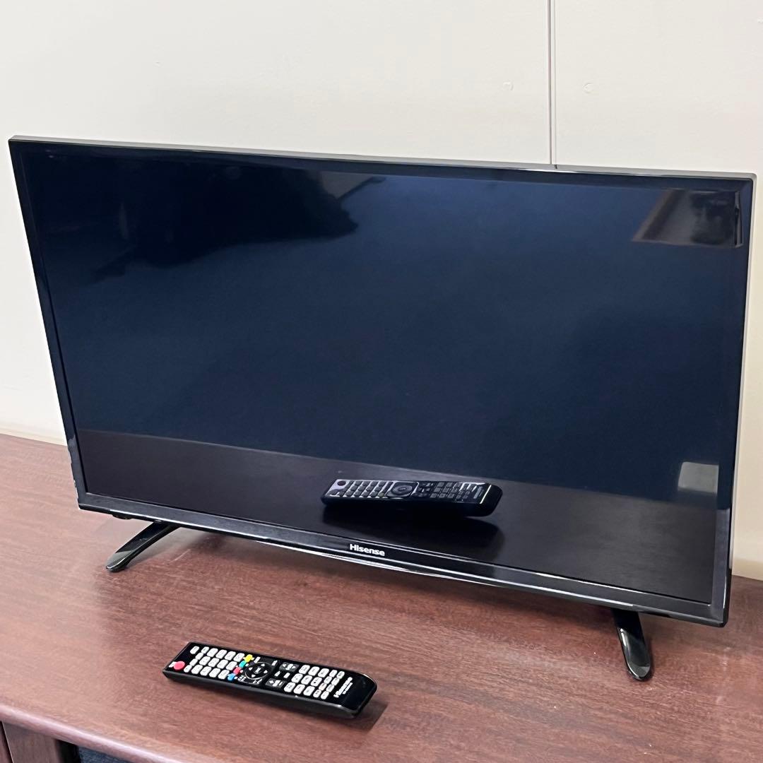 Hisense 液晶テレビ 本体 リモコン付 HJ-32K3120 2018年製