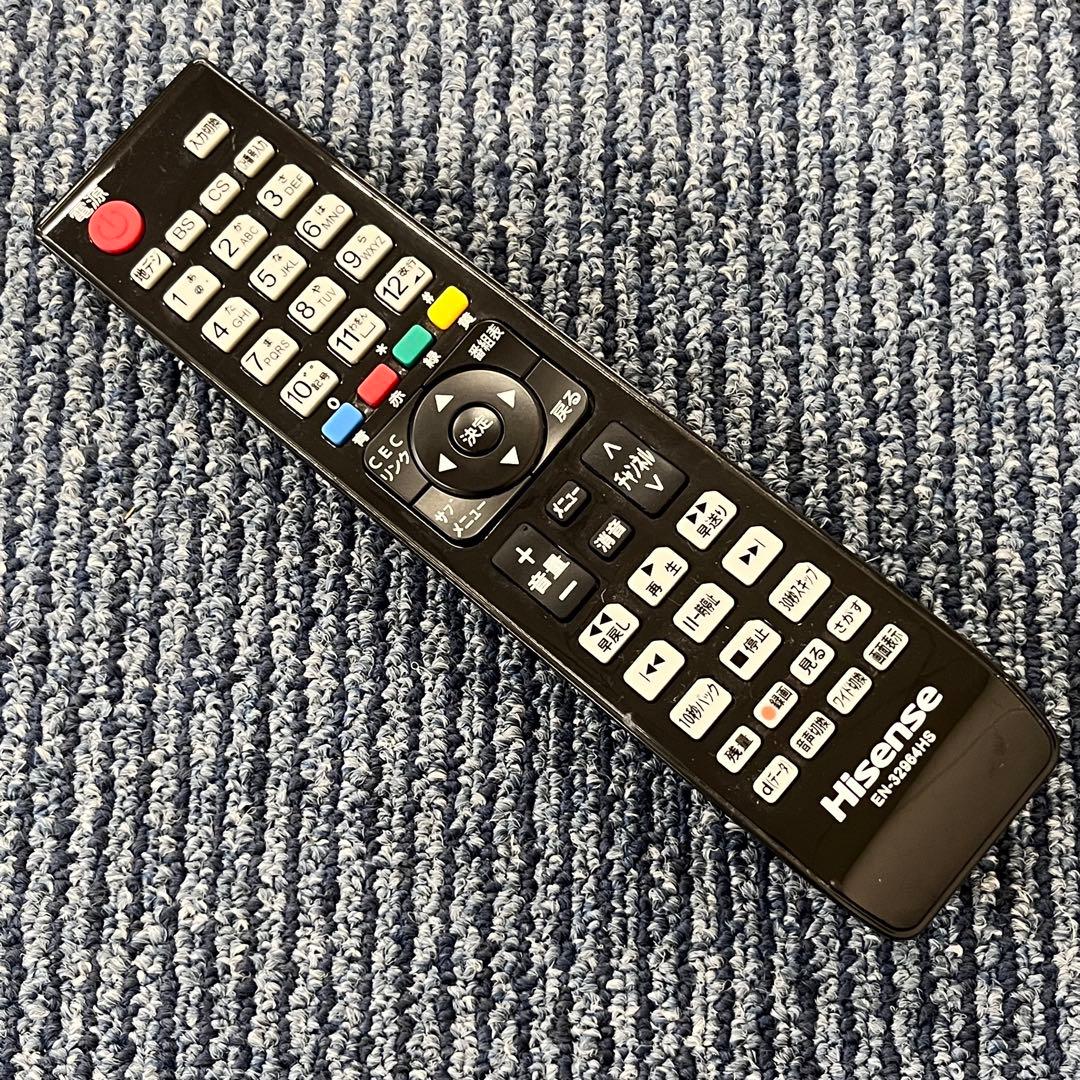 Hisense 液晶テレビ 本体 リモコン付 HJ-32K3120 2018年製